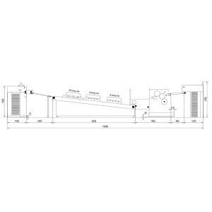 Overall Waterbase UV Varnish Coating Machine Paper Polishing 1200mm