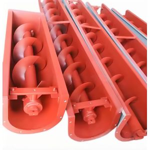 Vertical-Incline Tubular U-Shape Spiral Conveyor For Cement Coal Wet Sand Sludge