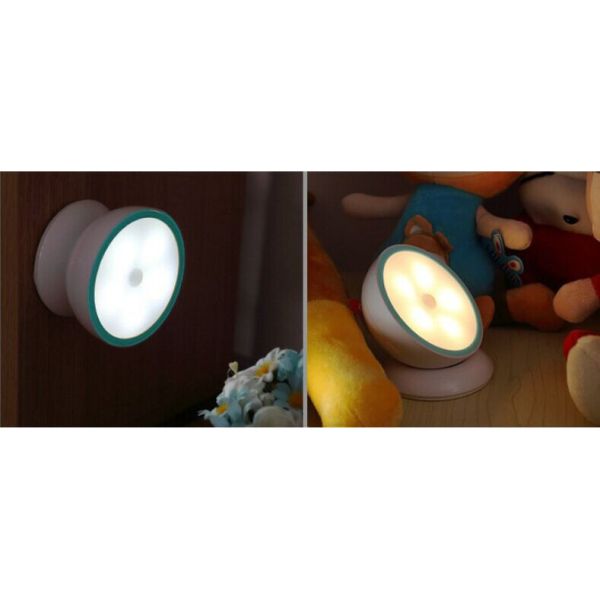 Inside Multi Function LED Lamp Customized Mini Sensing 360 Degree Rotate With Battery
