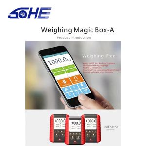 High Precision Ultra Portable Wireless Remote Control Platform Scale with LED