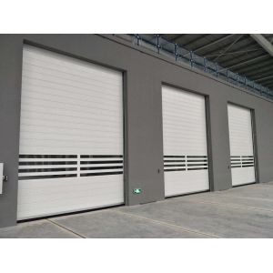 IP55 Protection Class Alloy Fast Rolling up Roller Shutter Door for Warehouse