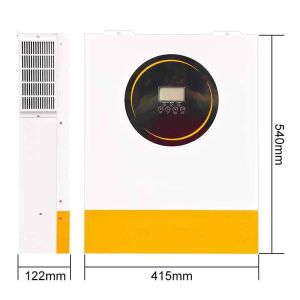 11KW Hybrid Solar Inverter with 500Vdc Max PV Input Powerfactor 1.0 and