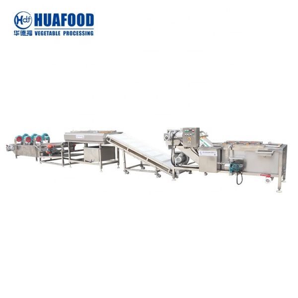Automatic Washing And Cutting Production Line Cassava Peeler And Washing Machine