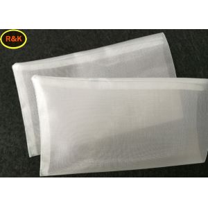 Unique 25 Micron Nylon Mesh Filter Bags White Color With Chemical Resistance