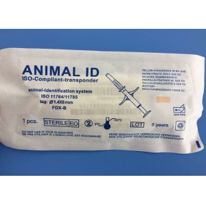 Cheap Professional Mini Animal ID Microchip With Disposable Syringe , ISO Approved for sale