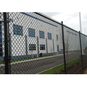 PVC Coated 1.2 M Chain Link Fencing , 5mm Diameter Security Wire Mesh Fencing