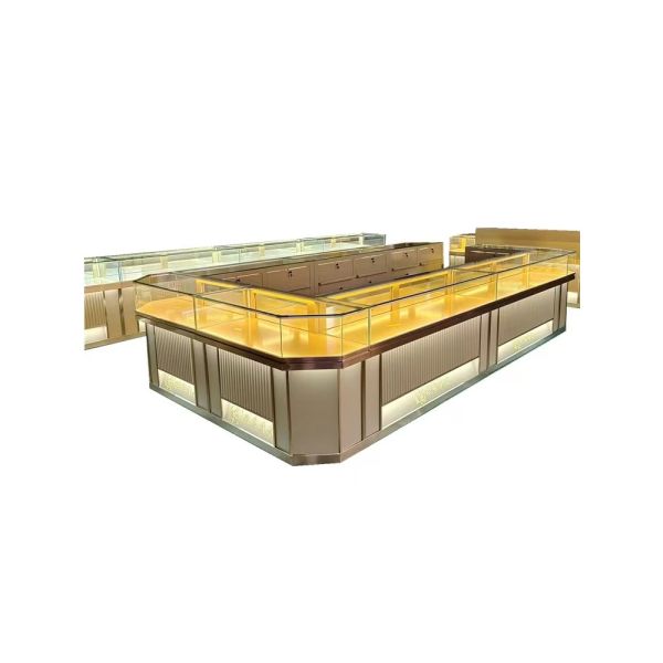 Quality OEM ODM Modern Luxury Display Cabinets Customized Store Decoration wholesale
