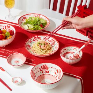 Ready To Ship In Stock Modern Style Ceramic Dinner Plate / Dinnerware With