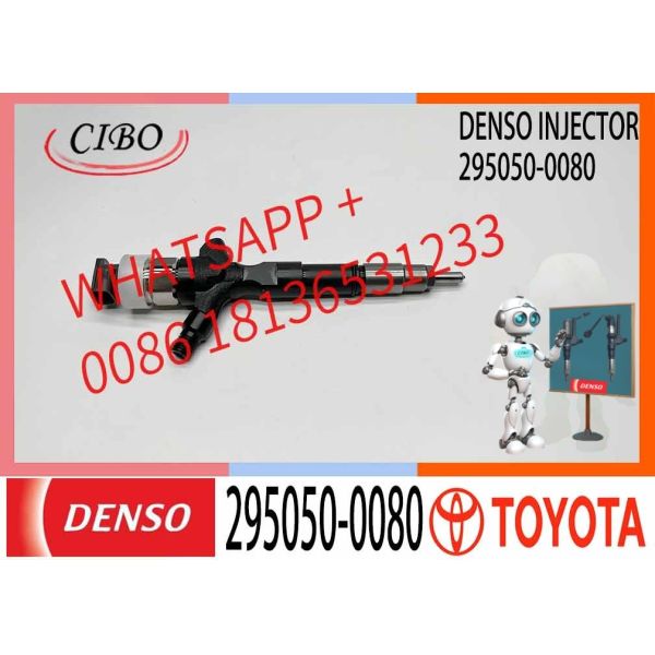 Neutral Car 1KD-FTV Engine 295050-0080 Fuel Injector 23670-30390 23670-30395 In Toyota
