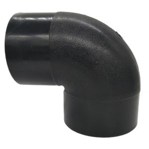 China DN63 Poly Pipe Repair Fittings Fusion Elbow For Water Pipe on sale
