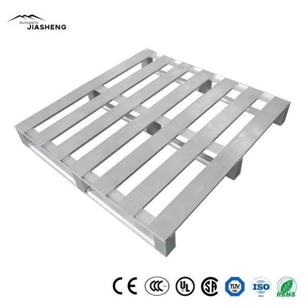 Quality                  Galvanized Stacking Stainless Steel Pallets Double Face Flat Steel Pallet Metal Pallet Metal Tray              wholesale