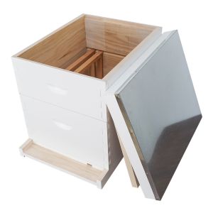 OEM Two Layer Painted Langstroth Beehive For Bee Farm