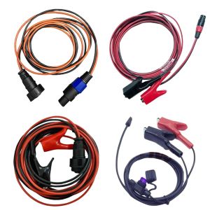 China Leidi RD8000/8100/8200/PCM Pipeline Detector Transmitter Power Cord Connection Battery Clamp Cable on sale