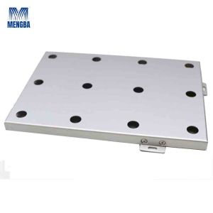 Customized Aluminium Curtain Wall Punched Plate Cladding Facade