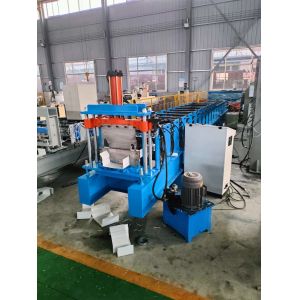 Cold Steel Gutter Forming Machine / Rain Gutter Machine Manufacturer
