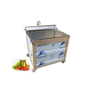 China Customized 60Hz Vegetable Fruit Washing Machine 300kg/h SUS 304 on sale