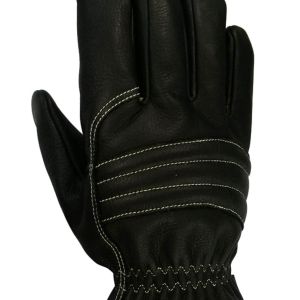 Cow Grain Structural Fire Fighting Gloves EN659 Wristlet With Kunckle Pad