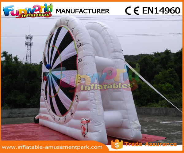 Popular PVC Inflatable Football Soccer Dart Board Inflatable Foot Darts Rentals