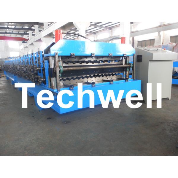Manual / Automatical Type Double Roof Roll Forming Machine For Metal Roofing,