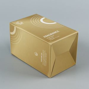 Custom Printed UV Coated Perfume Packaging Boxes White Cardboard Fragrance Boxes