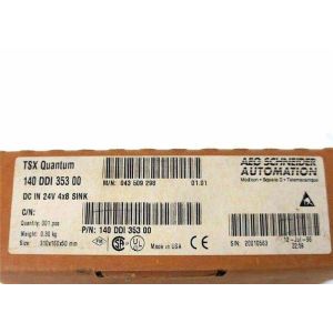 NIB SCHNEIDER MODICON 140-DDI-353-00 DC IN 24V 4X8 SINK MODULE 140DDI35300
