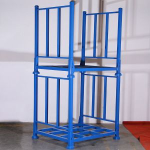 Heavy Duty Foldable Steel Stack Racks For Warehouse