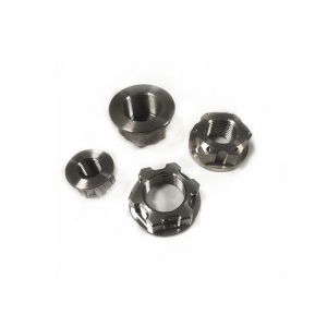 Milling Titanium Rear Wheel Axle Nut 2 Inch Motorcycle Axle Front Nut