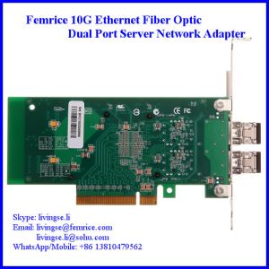10 Gbps Fiber Optical Server NIC, 2 Port Network Server Network Card/ Adapter,