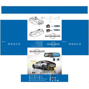 5" Compact Size Backup Sensor Kit , Reverse Parking Sensor Kit 350 / 1 Contrast