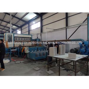 Full - Automatic Recycled Waste Paper Egg Tray Machine 6500 PCS / Hour