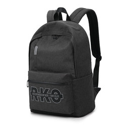 Zipper Closure Student School Backpack 24L Waterproof Laptop Rucksack