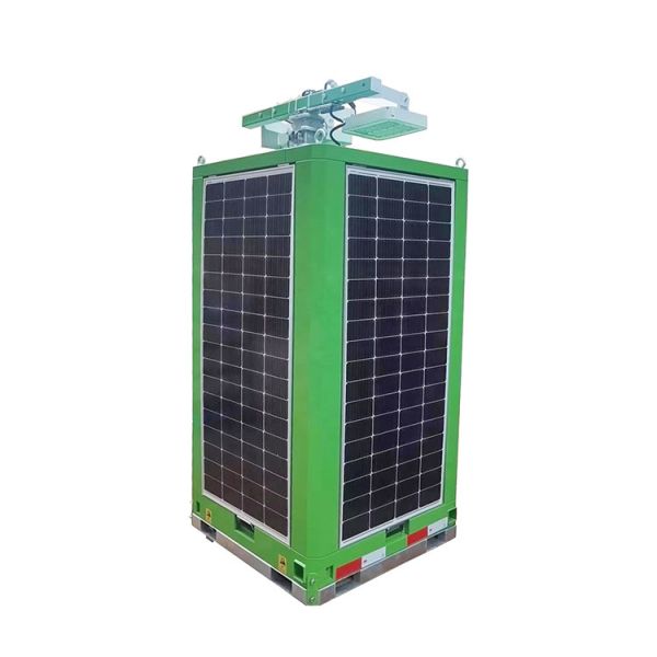 Quality Solar Mobile Led Light Monocrystalline Silicon Tower Cuboid For Urban Traffic lighting wholesale