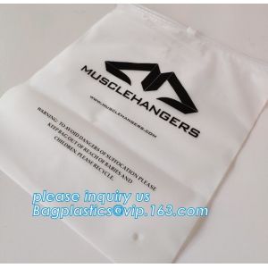 Custom Print Soft Matte CPE Swimwear Clothes Package Slider Zipper Wet Bag,Eco