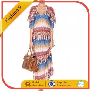 China Women Crochet-knit kaftan Maxi Dress on sale