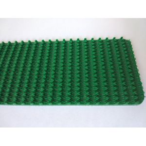 Oil Resistance Green Conveyor Belt With Rough Top Used In Transport system