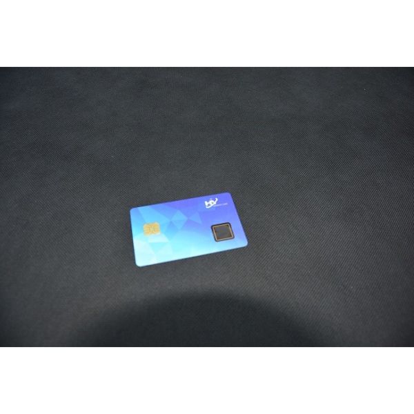 Quality Authenticated Biometric Fingerprint Smart Cards 0.76mm With OLED Screen wholesale