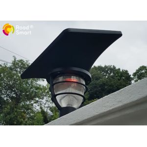 China Rohs CE COC Solar Powered Pole Lights Garden Mailbox Lamp With Lithium - Ion Battery on sale