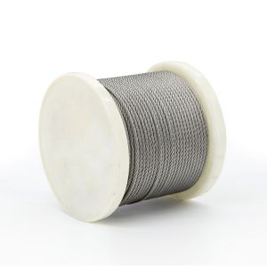 8*19W+IWR 8mm - 32mm Ss Wire Rope Silver For Sluice Gate Smooth Operation