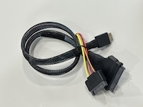 SFF-8654 8i to SFF-8654 8i High-Speed Mini SAS HD Connector Cable, 1.0 m 32AWG