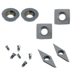 Replacement Tungsten Carbide Cutting Inserts Square Shape 14x14x2-30°