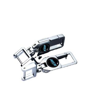 Eco SS304 Automotive Car Keychain Holder Belt Anodized Polished