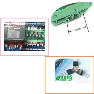 16 Ways PLC Power Output Amplifier Module Relay Board DC 24V ZC16MP