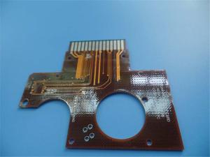 Cheap Multilayer flexible PCBs 4 layer Rigid-flex PCBs with 1.6mm Fr4 &amp;0.2mm Polyimide PCBs for the application of Portable Sound Systems for sale