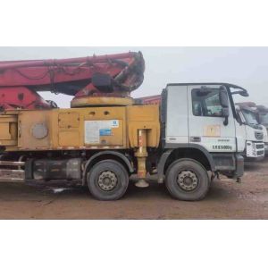Sany 66M Used Concrete Pump With Mercedes Chassis Model 2017