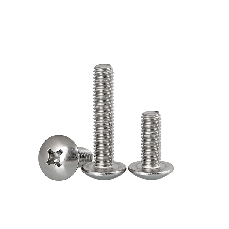 Passivated GB Cross Recessed Mushroom Head Machine Screw Stainless Steel 304 M3 M4 M5 M6 M8