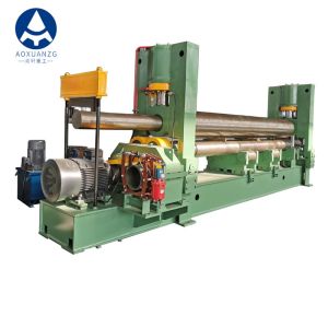 China CNC Hydraulic Upper Roller Universal Steel Plate Bending Rolling Machine CNC on sale