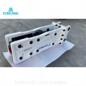 China White 68Mm Chisel Diameter Hydraulic Rock Breaker 4.8-8.0 Ton Excavator Hydraulic Jack Hammer on sale