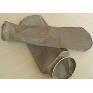 100 Mesh Food Grade Mesh Bags , Pocket Mesh Strainer Bag High Filtration