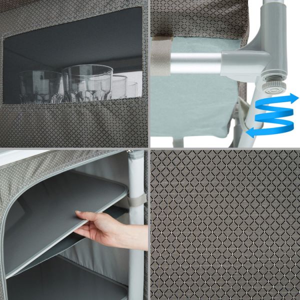 Modern Foldable Portable Table for Outdoor Garden Backyard Patio Party Event Banquet