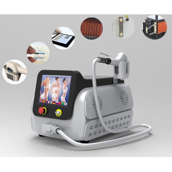 Portable Diode Laser Hair Removal Machine 808nm With Cooling System